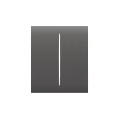 Ajax CenterButton, dvoutlačítkový, šedá